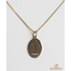 Image 4 : Sterling Silver Gold Plated St Christopher Pendant & Necklace