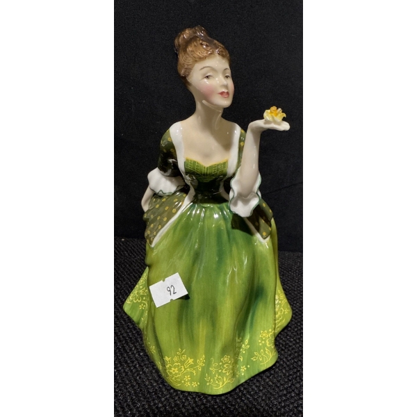 Doulton & Co Limited 1967 HN 2368 " Fleur" Figurine Hand Decorated & Made  (7"tall)