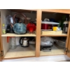 Image 1 : All Contents of Bottom Kitchen Cupboards.  Several Electrical Appliances, Pots and Pans, With Large 