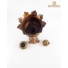 Image 6 :  UNIQUE BOROCCO COPPER  PLANTER HOLDER STAND 19''INCHES HEIGHT,  CHINESE BRASS TRIPOD INCENSE BURNER