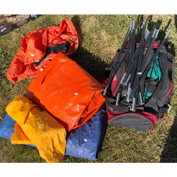 Tarps and tent