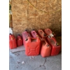 Image 1 : Red Plastic Gas Cans in Various Sizes