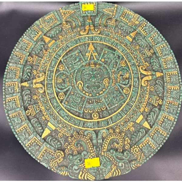 Maya Plaque with Red Velvet Backside 