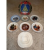 Decorative Plate / Serving Ware Collection - Flower Platter Xmas Theme & More