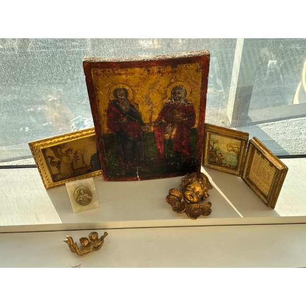Collection Of Religious Art Primarily Eastern Orthodox Icons & More 12T