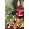 Image 3 : 3 Foot Angel Figurine Metallic Mini Tree Ornaments & More 