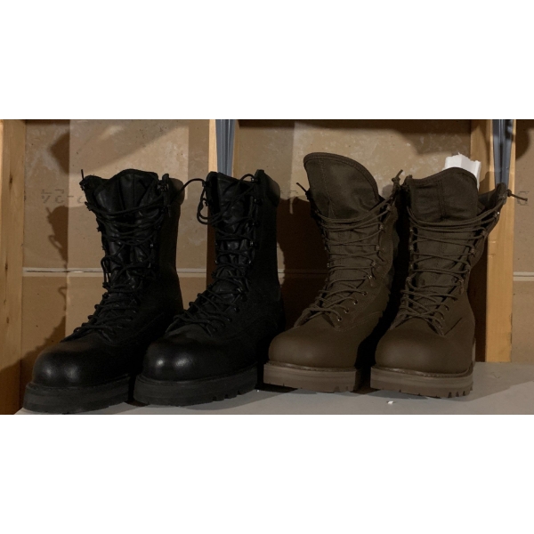 Military Combat Boots Size 10 & 11 New Condition 