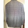 Image 2 : Men's Henry Singer 42 Tall Suit by Canali in Gray Plaid