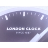 Image 2 : London Clock Company Wall Clock With Black Face and White Frame