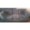 Image 1 : Grey 3 Seater Couch 86 W, 35 D, 30 T