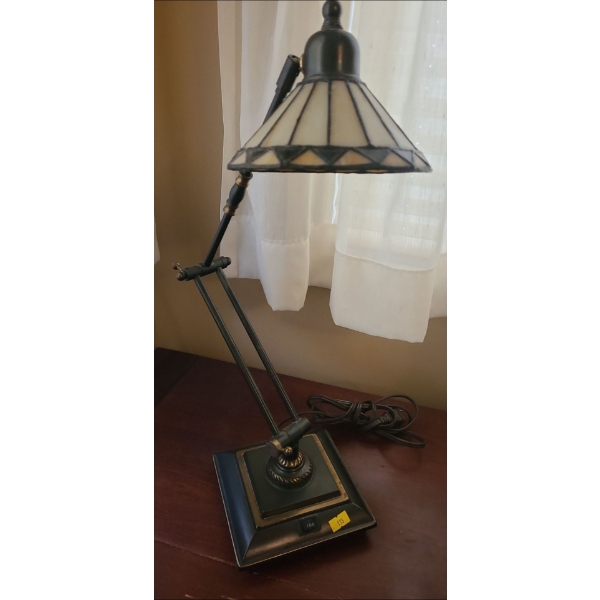 Tiffany Style Desk Lamp (21"T, "W, 6"D)