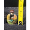 Image 6 : Artist: Li Yuanmian "Boy With Rice Bowl" Wang Xisan Ji School Reverse Painting Snuff Bottle