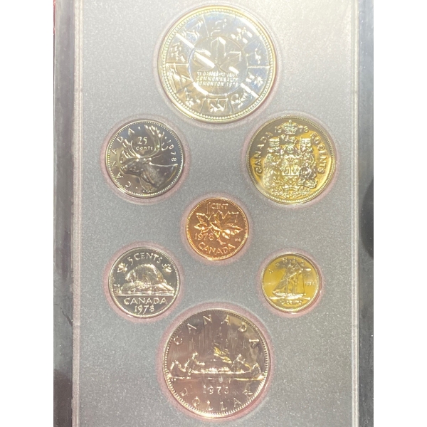 1978 Proof Coin Set 50% Silver Dollar 23.33 Grams