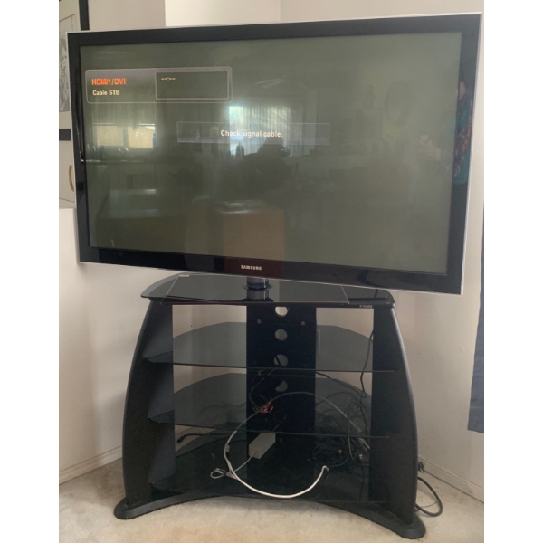 55' Samsung Plasma Display PN68C6400TF Television w/ Stand 