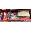 Image 21 : Gray Rolling Tool Chest With Extensive Mechanic and Machinist Hand Tools