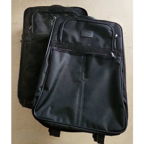 Airport Brand Luggage- Largest: 17 W, 9 D, 25 T, Smaller One Nested Inside
