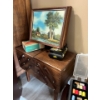 Image 3 : Vintage sewing storage system magazine rack 4 four paintings, a small decorative shelf and a tool ki