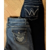 Image 10 : Ladies Western Inspired Outerwear - Wrangler Size 28 Ethanol Brand Denim Size 30 & More
