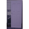 Image 3 : Interior Panel Door and Wooden Window Frames with Glass Inserts