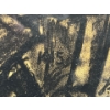 Image 3 : Illegible Signature Charcoal Print 14Wx13H