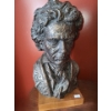 Image 1 : Beethoven Bust on Wooden Base 8 W, 14 T