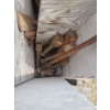 Image 3 : Pallet and Bin w/ Cement Tools (Jack Hammer Bits on Pallet 22" long)