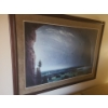 Image 1 : Landscape Print by Sahm Under Glass (44"L, 32"W) 