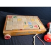 Image 2 : Vintage Whimsey and Playskool Letter Blocks w/ Wagons 