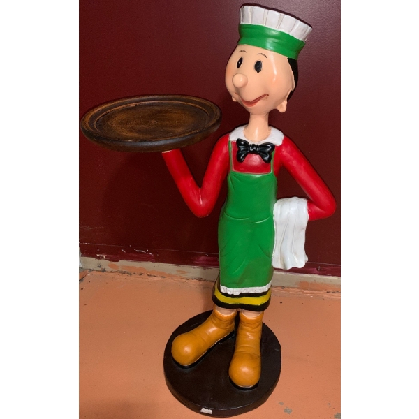 Olive Oyl Resin Statue 25 T, 9 Base Diameter 