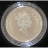 Image 2 :  1998 Canada 50 Cent First Ski Racing and Ski Jumping Sterling Silver Coin 92.5% Silver 9.3 Grams