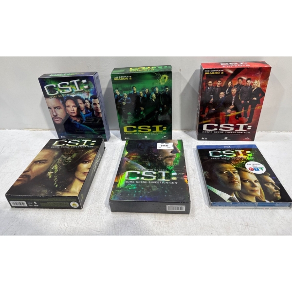 CSI Seasons 1-3,7-9