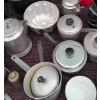 Image 4 : Vintage Aluminum and Enamel Cookware and Campware Lot