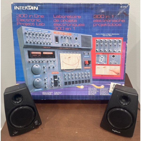 Vintage InterTAN 300 in One Electronic Project Lab Kit - Science Fair Series 