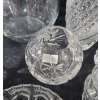 Image 3 : Glass Pitcher 9 T, Geometric Glass 5.5" Base, 2.5 T, Vases- Tallest: 8 T, Small Bowls and More!