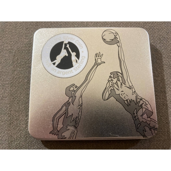 1999 Sterling Silver Canada 50-Cent Coin Commemorating James Naismith