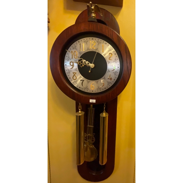 Luxury Art Deco Austrailian Cherry Blossom Wall Clock 35T