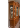 Image 2 : Stunning Oak China Cabinet - Contents Not Included - Matches 11 Piece Dining Table
