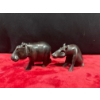 Image 2 : Wooden Hippos - 4.5H, 4H