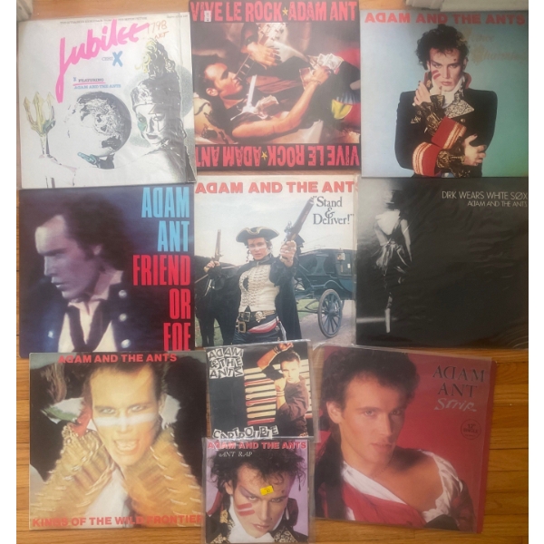 Adam And The Ants Collection of Vinyl