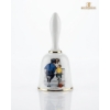 Image 3 : Painting Of Native American Figures ,  Danbury Mint Porcelain Collector Bell By Norman Rockwell. 