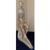 Image 1 : Nao By LLADRO Porcelain Matte Sitting Harlequin Mandolin Player Sculpture  - 5W, 11D, 14T