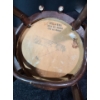 Image 4 : Vintage Wooden Chair Painted Brown, Made in U.S.A 16W, 17 D, 32 T 