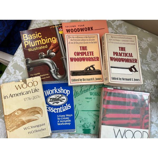 Teaching /workshop books of woodworking and plumbing

