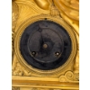 Image 5 : Gilded Bronze Mantle Clock / Pendule 18T