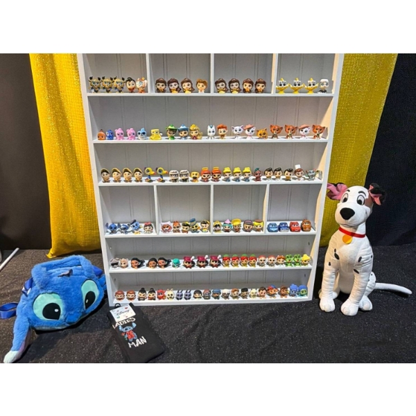 Disney Collectibles Lot: Doorables, Dalmatian Plush, Stitch Items