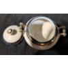 Image 2 : Decorative Child's 10-Piece Ceramic Dish Set with Blue and Gold Accents
