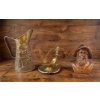 Image 2 : Decorative Brass and Copper Home Accents with Bust Figurine