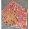 Image 7 : Mid Century Kilim Style Art Panels w/ Round Woven Prayer / Meditation Matt 27"Diameter