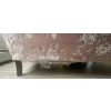 Image 4 : Art Nouveau Mahogany Couch With Carved Floral Accents 79 x 29 x 39H