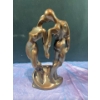 Image 1 : Bronze Coloured Statue "Tender Hearts" 17.5H